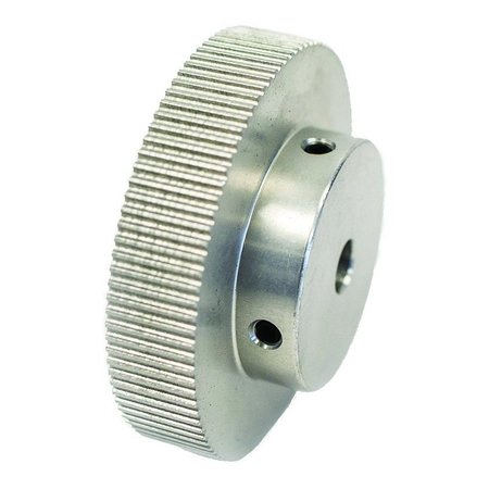 B B Manufacturing 100-2P09-6A4, Timing Pulley, Aluminum, Clear Anodized 100-2P09-6A4